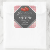 Aangepast label Apple Pie Moonshine Gecontroleerd  (Tas)