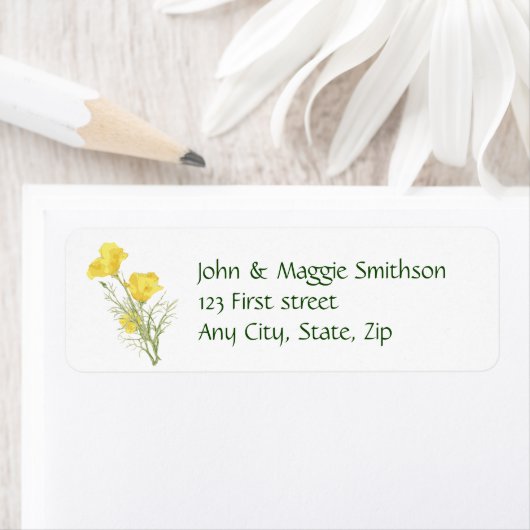 Aangepast label Californische pap (Insitu)