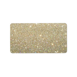 Aangepast label - Gold Glit Fab