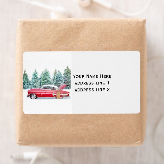 aangepast label klassieke kerstmis (Insitu)