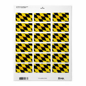 Aangepast label met vlag van München, Beieren, Dui (Full Sheet)