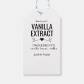 aangepast label op homemade vanilla extract van br cadeaulabel (Voorkant)