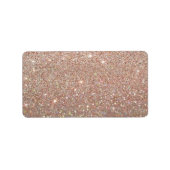 Aangepast label - Roos Gold Glit Fab (Voorkant)