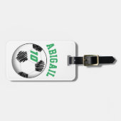 Aangepast Label Voetbal Bagagelabel (Voorkant horizontaal)