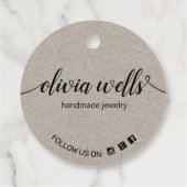 Aangepast Label voor 2-inch rondom sociaal mediaka (Achterkant)