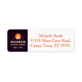 Aangepast label voor aangepaste halloween (Voorkant)