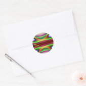 Aangepast label voor Alien Spaceship-cadeau (Envelop)