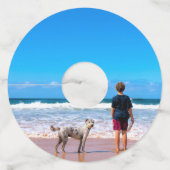 Aangepast Label voor fotoglas Uw favoriete foto's (Achterkant)