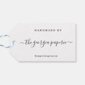 Aangepast Label voor handgemaakte objecten Cadeaulabel (Achterkant Horizontaal)