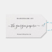 Aangepast Label voor handgemaakte objecten Cadeaulabel (Voorkant (Horizontaal))