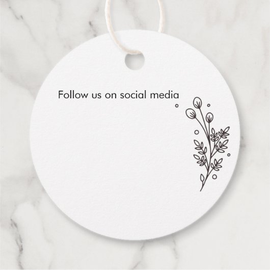 Aangepast Label voor kleine bedrijven (Achterkant)