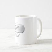 Aangepast Label voor militaire honden Koffiemok (Voorkant rechts)