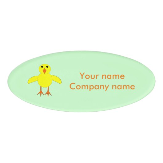 Aangepast Label voor Pasen selecteren Naambadge (Voorkant)