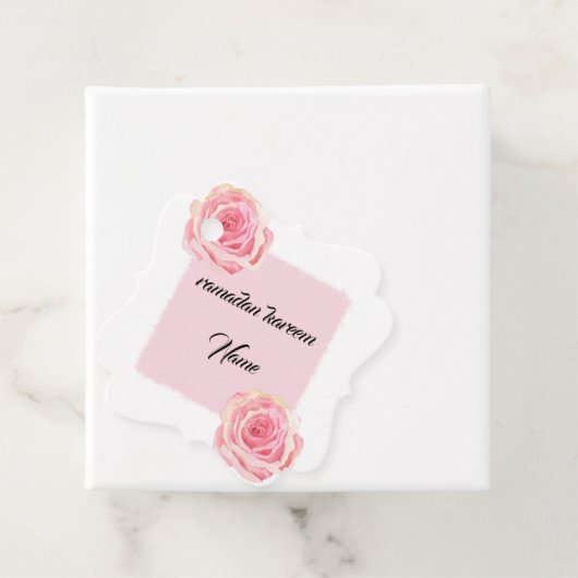 aangepast label voor ramadan kareem (In situ)