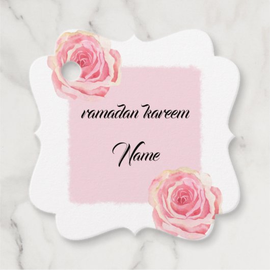 aangepast label voor ramadan kareem (Voorkant)