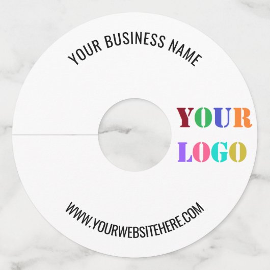 Aangepast Label voor tekstpromotie wijnglas voor b (Voorkant)