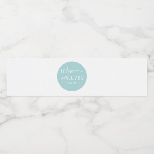 Aangepast label voor waterfles waterfles etiket (Enkel label)