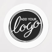 Aangepast label voor zakelijke Logo (Design 1)