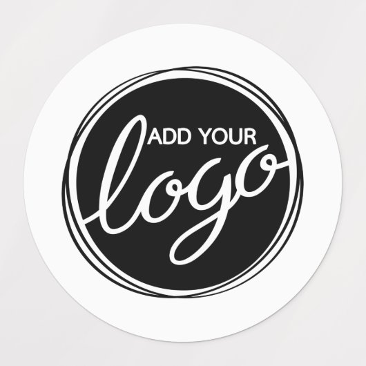 Aangepast label voor zakelijke Logo (Design 1)