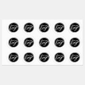 Aangepast label voor zakelijke Logo (Vel)