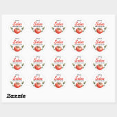 Aangepast label voor zelfgemaakte tomatensalsa inm (Vel)
