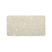 Aangepast label - White Gold Glit Fab (Voorkant)