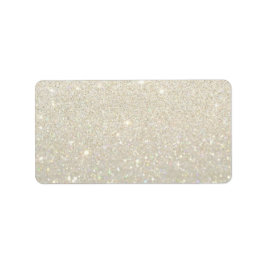 Aangepast label - White Gold Glit Fab