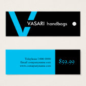 Aangepast - LABELS VERPAKKEN & OPHANGEN Mini Visitekaartjes (Voorkant /achterkant)