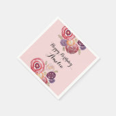 Aangepast laderpatroon voor bloemenpapier servet (Hoek)