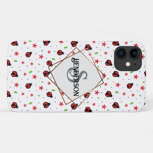 Aangepast Ladybug Case-Mate iPhone Case (Achterkant (horizontaal))
