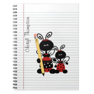 Aangepast Ladybug-leraar Notitieboek
