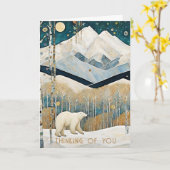 Aangepast landelijk aan jou denken kaart (Gele Bloem)