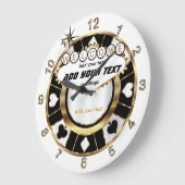 Aangepast - Las Vegas Style - Man Cave Grote Klok (Hoek)