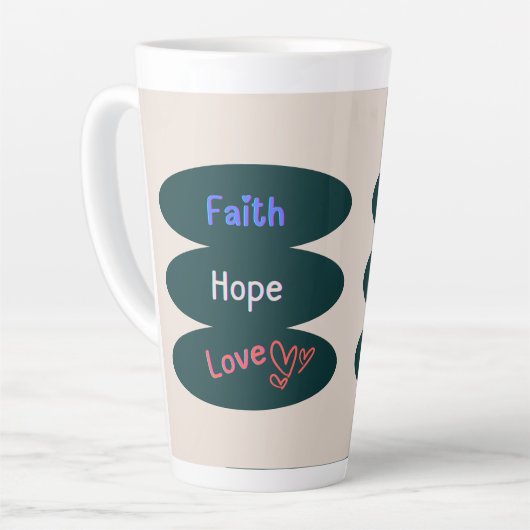 Aangepast Latte Mok (Linkerhoek)