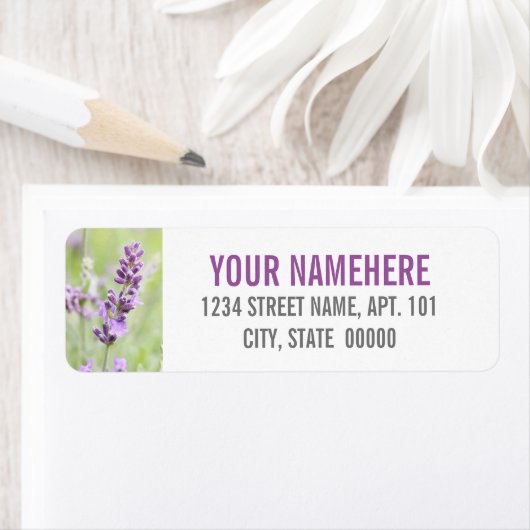 Aangepast lavender etiket (Insitu)