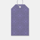 Aangepast lavenderpatroon cadeaulabel (Voorkant)