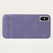 Aangepast lavenderpatroon Case-Mate iPhone case (Achterkant (horizontaal))