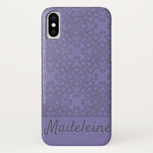Aangepast lavenderpatroon Case-Mate iPhone case (Achterkant)