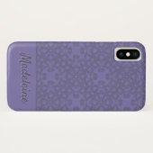 Aangepast lavenderpatroon Case-Mate iPhone case (Achterkant (horizontaal))