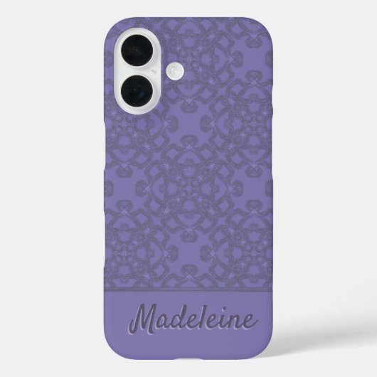 Aangepast lavenderpatroon Case-Mate iPhone case (Achterkant)