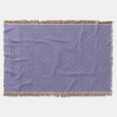Aangepast lavenderpatroon deken (Voorkant)