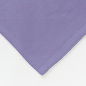 Aangepast lavenderpatroon fleece deken (Hoek)