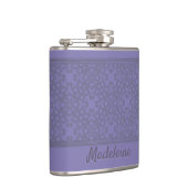 Aangepast lavenderpatroon heupfles (Rechts)