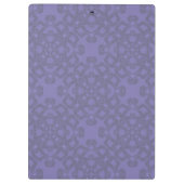 Aangepast lavenderpatroon klembord (Achterkant)