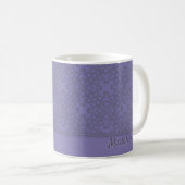 Aangepast lavenderpatroon koffiemok (Voorkant rechts)