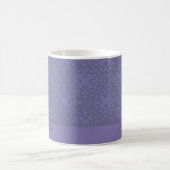 Aangepast lavenderpatroon koffiemok (Center)