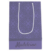 Aangepast lavenderpatroon medium cadeauzakje (Achterkant)