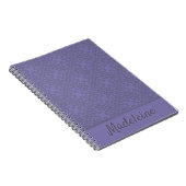Aangepast lavenderpatroon notitieboek (Rechterzijde)