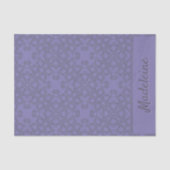 Aangepast lavenderpatroon tissuepapier (Voorkant)