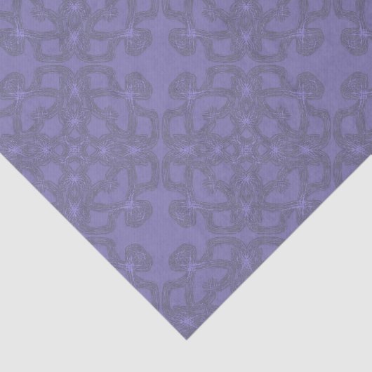 Aangepast lavenderpatroon tissuepapier (Detail)